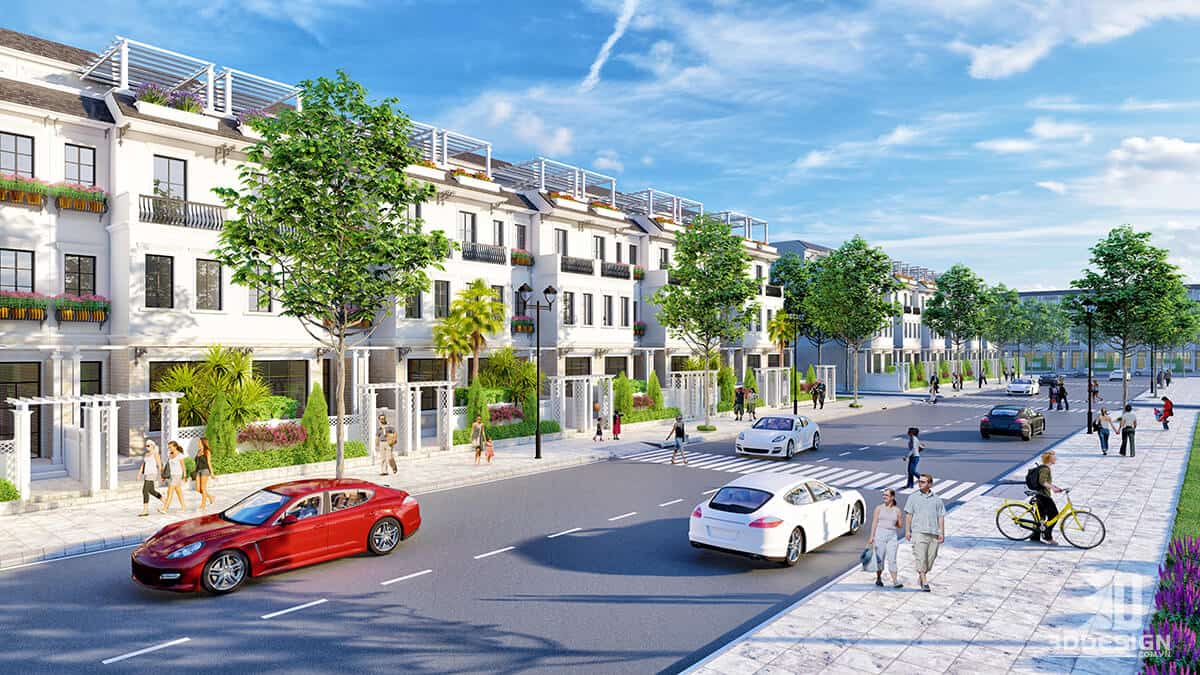 phối cảnh nhà phố quận 7