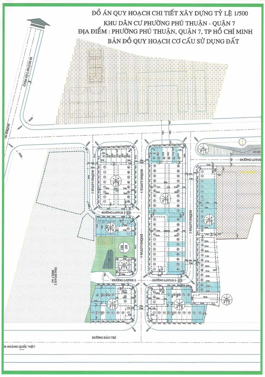 Mặt Bằng Khu Dân Cư Anh Tuấn Quận 7