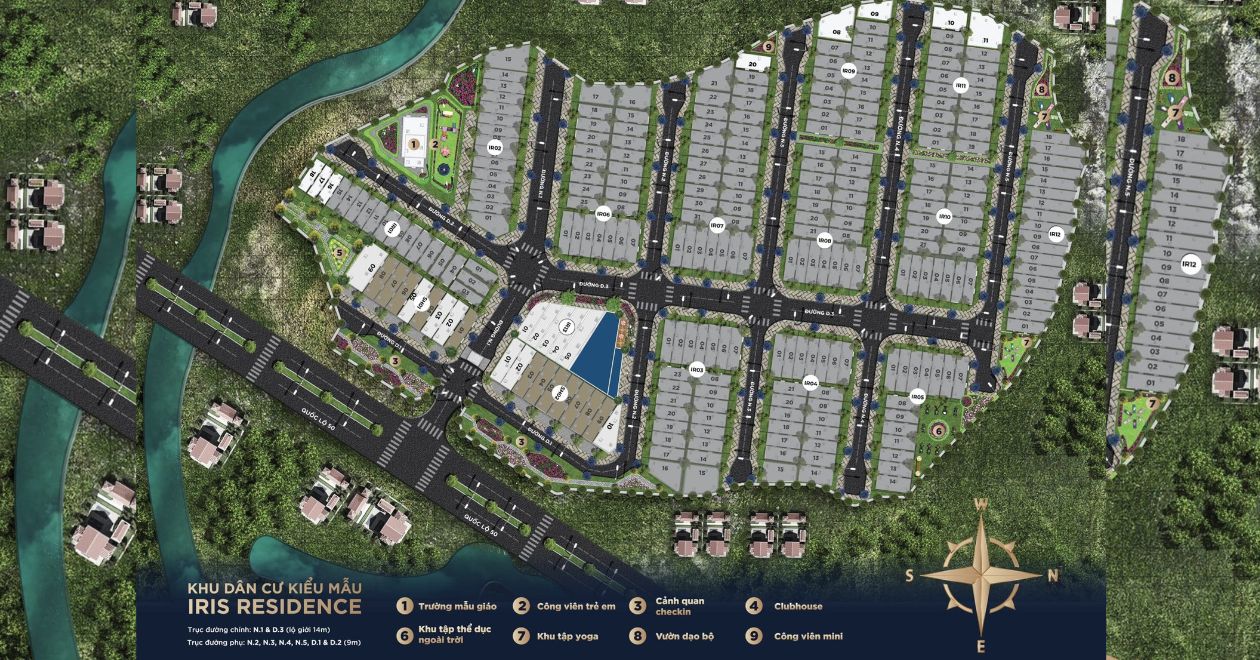 Mặt Bằng Iris Residence Cần Giuộc