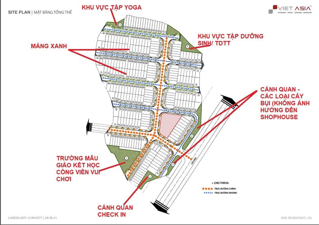 Tiện ích dự án Iris Residence